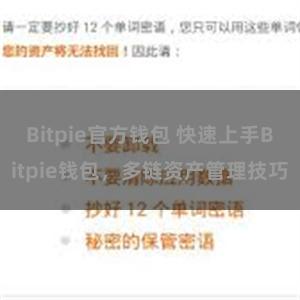 Bitpie官方钱包 快速上手Bitpie钱包，多链资产管理技巧