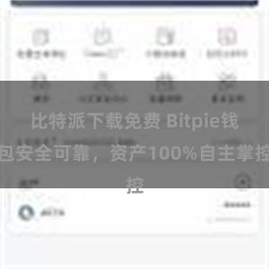 比特派下载免费 Bitpie钱包安全可靠，资产100%自主掌控