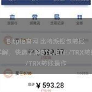 Bitpie官网 比特派钱包转账教程详解，快速了解BTC/ETH/TRX转账操作